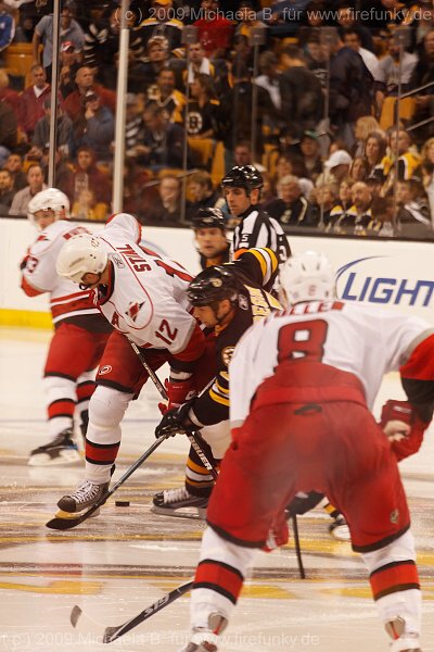 3.10.2009 Bruins - Hurricanes NHL